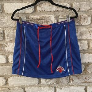 Philly Blue Athletic Skirt with Red Accents